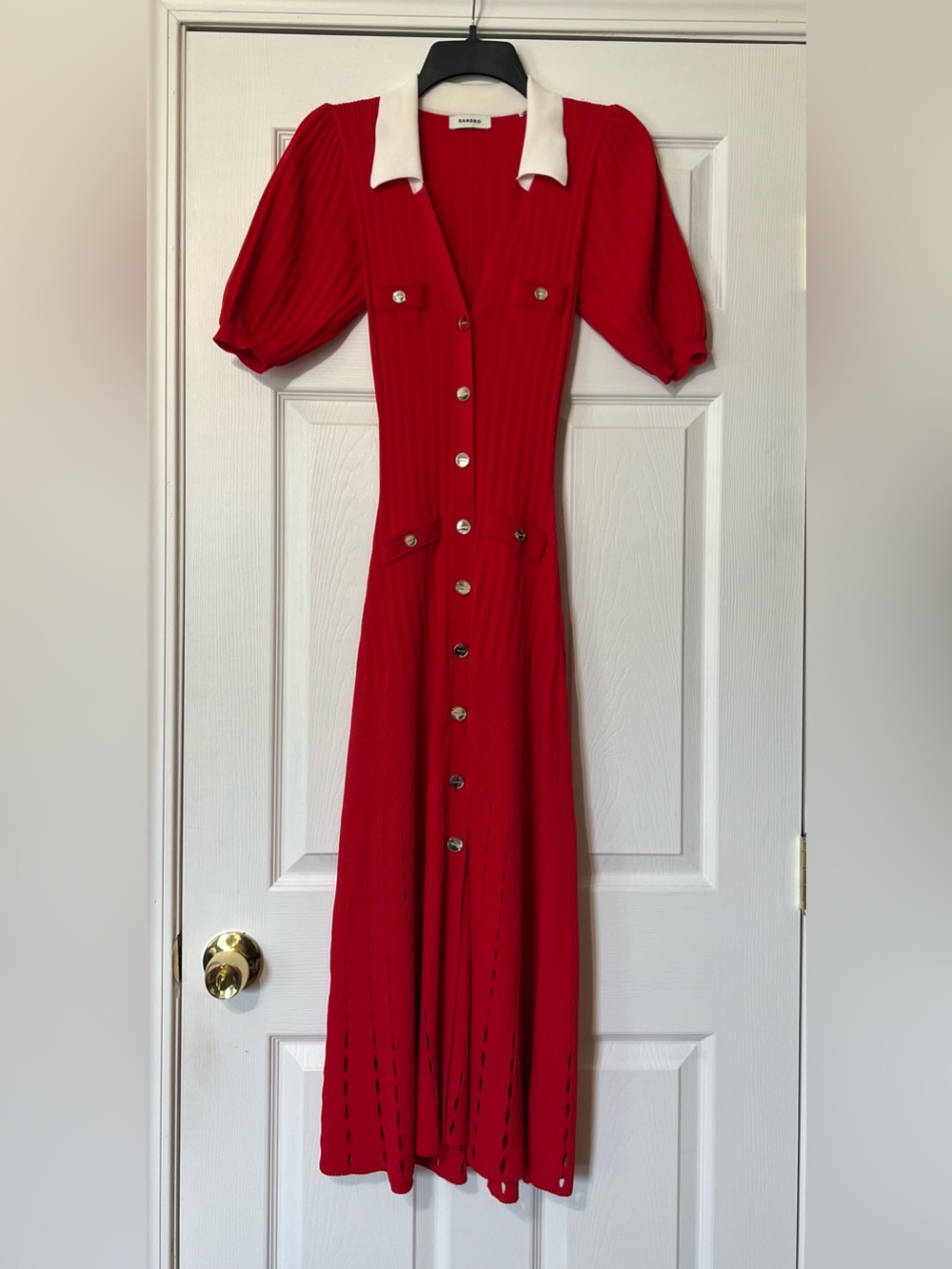 Sandro Teane Knitted Midi Dress - Picture 11 of 14